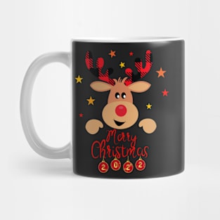 Cool Christmas reindeer, awesome Rudolph Red Nosed Mug